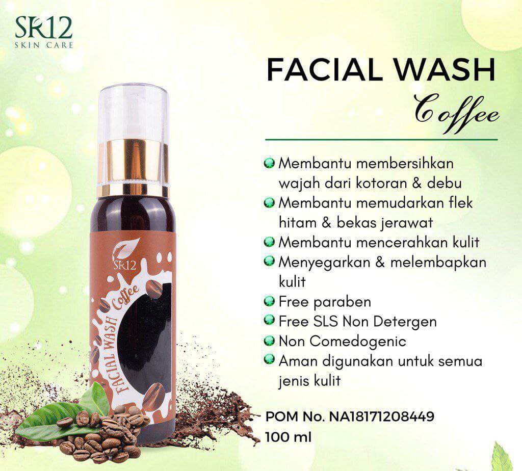 Facial wash coffee